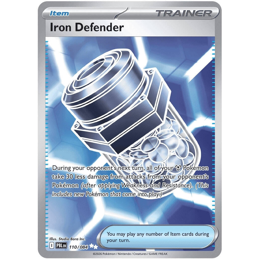 Image for Iron Defender (110/084) (ME05: Pitch Black) (ME05) - Pokemon