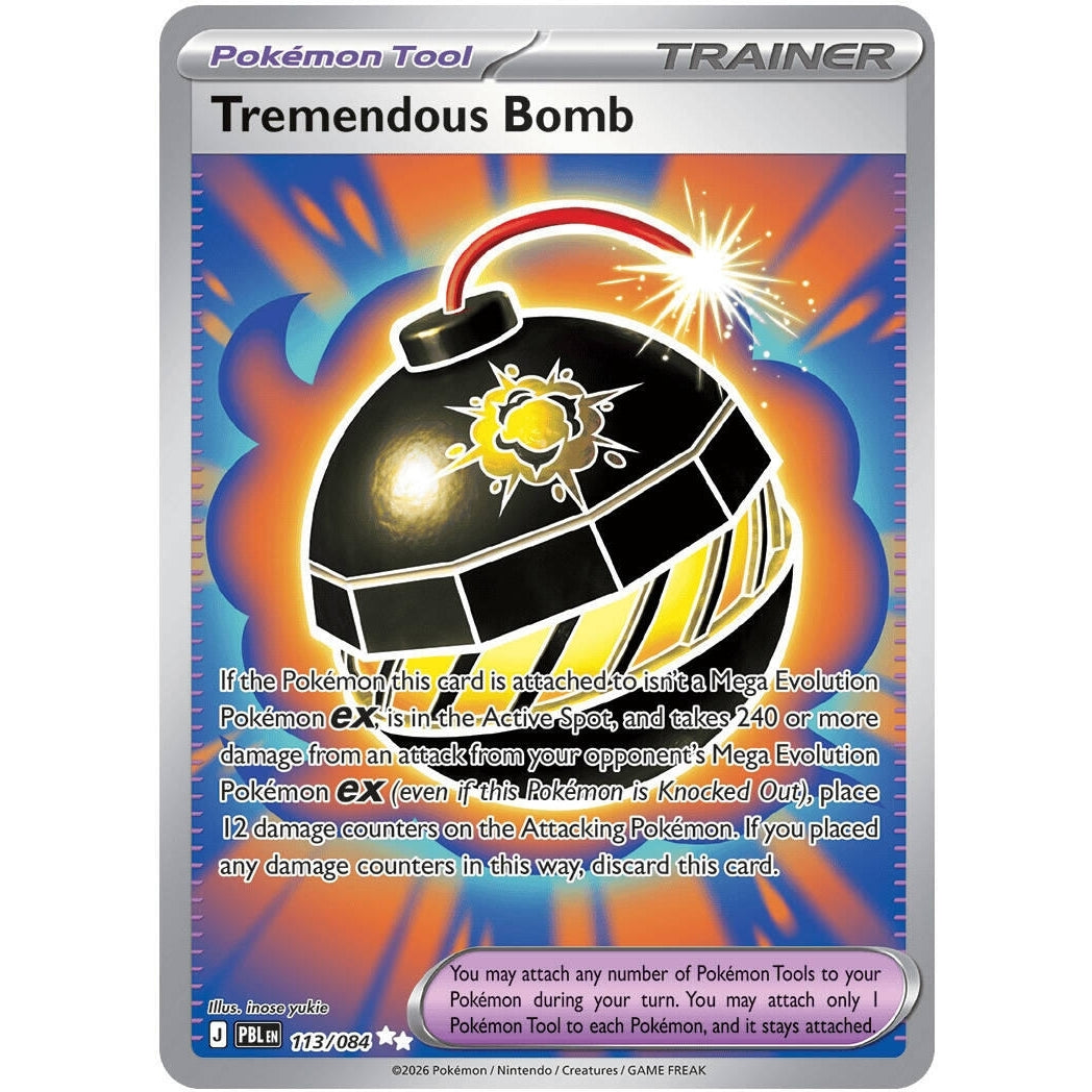 Image for Tremendous Bomb (113/084) (ME05: Pitch Black) (ME05) - Pokemon