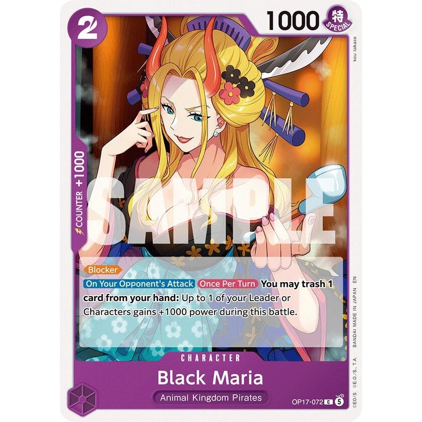 Black Maria (OP17-072) (The World's Strongest Warriors) (OP17) - PokéBox Australia