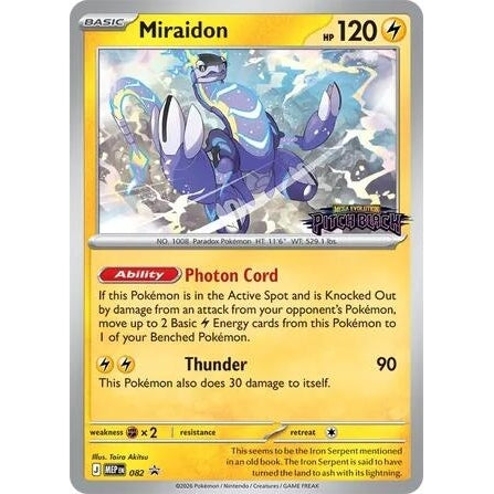 Miraidon - 082 (Pitch Black Stamped) (082) (ME: Mega Evolution Promo) - PokéBox Australia