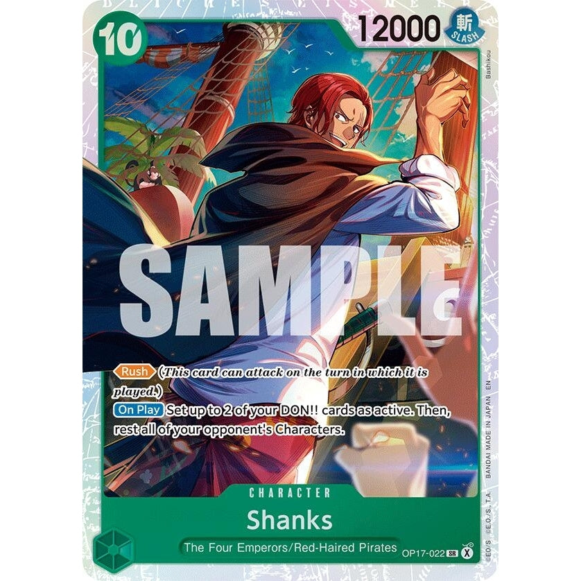 Shanks (022) (OP17-022) (The World's Strongest Warriors) (OP17) - PokéBox Australia