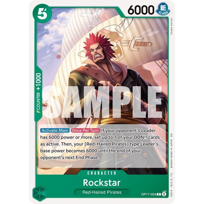 Rockstar (OP17-034) (The World's Strongest Warriors) (OP17) - PokéBox Australia