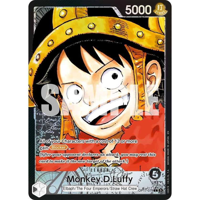 Monkey.D.Luffy (Alternate Art) (OP17-079) (The World's Strongest Warriors) (OP17) - PokéBox Australia