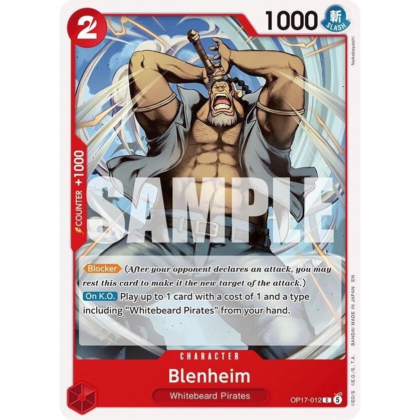 Blenheim (OP17-012) (The World's Strongest Warriors) (OP17) - PokéBox Australia
