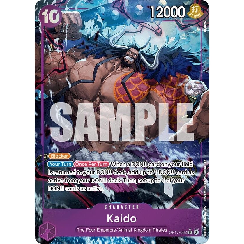 Kaido (062) (Alternate Art) (OP17-062) (The World's Strongest Warriors) (OP17) - PokéBox Australia