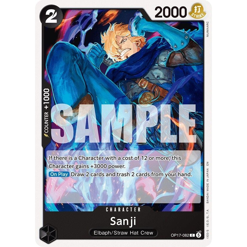Sanji (OP17-082) (The World's Strongest Warriors) (OP17) - PokéBox Australia