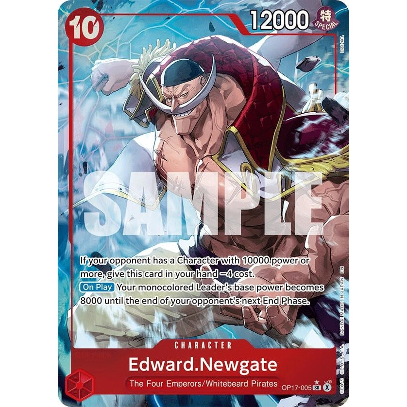 Edward.Newgate (005) (Alternate Art) (OP17-005) (The World's Strongest Warriors) (OP17) - PokéBox Australia