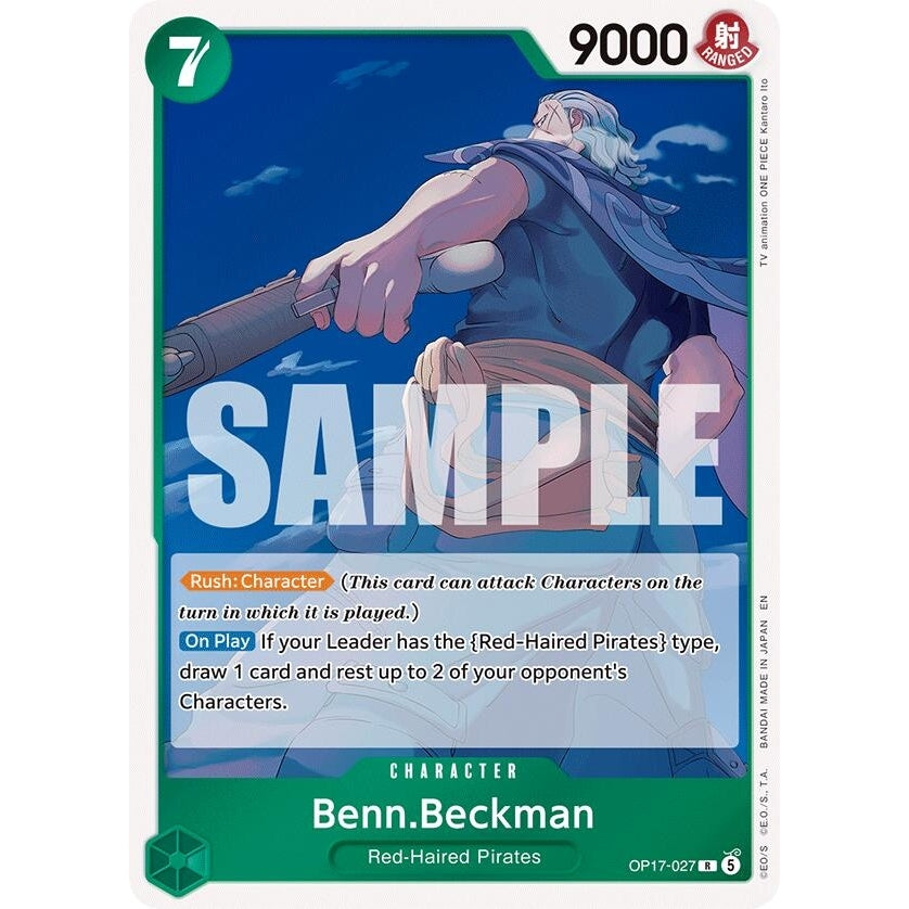 Benn.Beckman (OP17-027) (The World's Strongest Warriors) (OP17) - PokéBox Australia