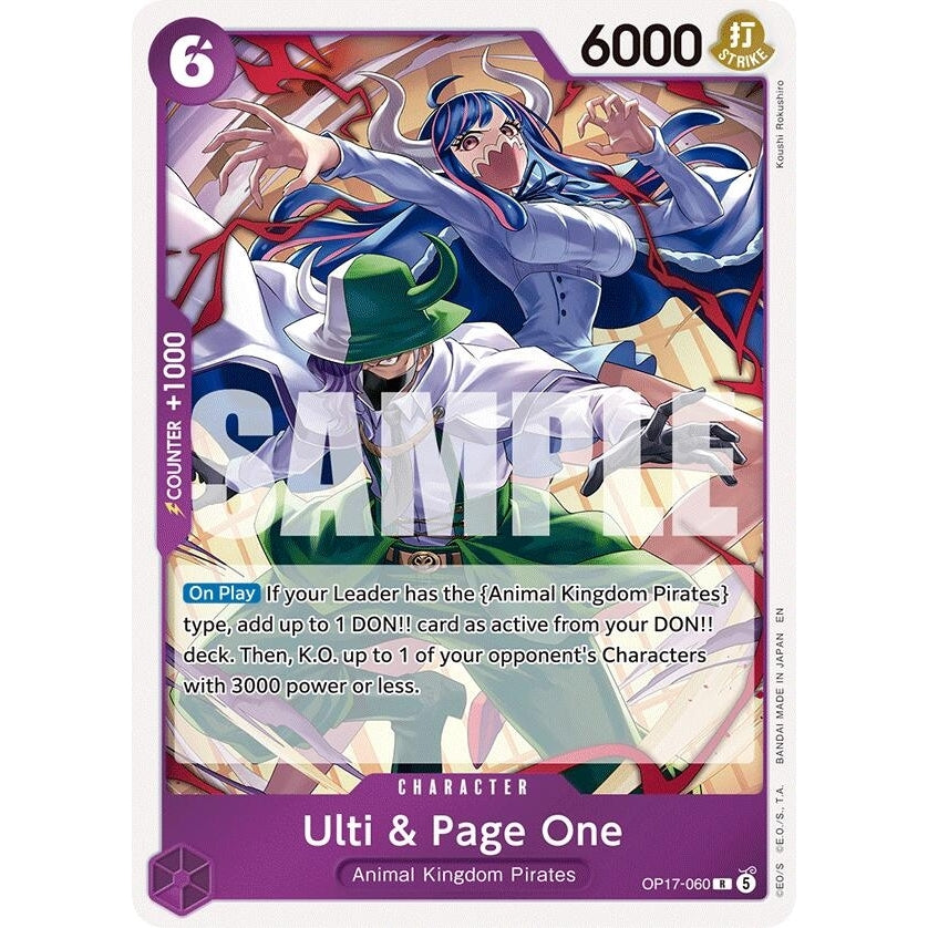 Ulti & Page One (OP17-060) (The World's Strongest Warriors) (OP17) - PokéBox Australia