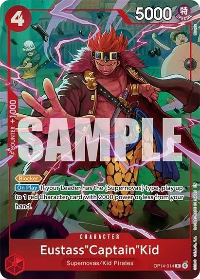 Eustass"Captain"Kid (One Piece Card Game Illustration Box Vol. 8) (OP14-014) (One Piece Promotion Cards)