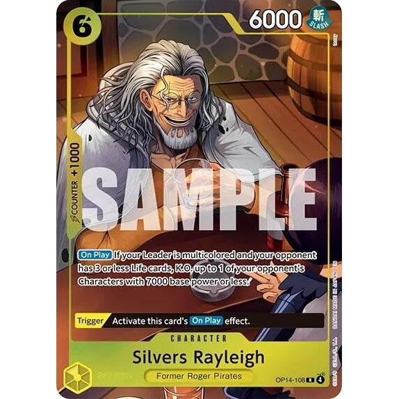 Silvers Rayleigh (One Piece Card Game Illustration Box Vol. 7) (OP14-108) (One Piece Promotion Cards) - PokéBox Australia