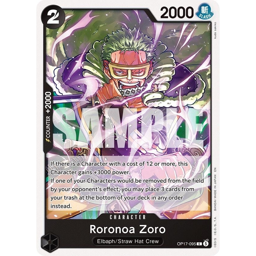 Roronoa Zoro (OP17-095) (The World's Strongest Warriors) (OP17) - PokéBox Australia