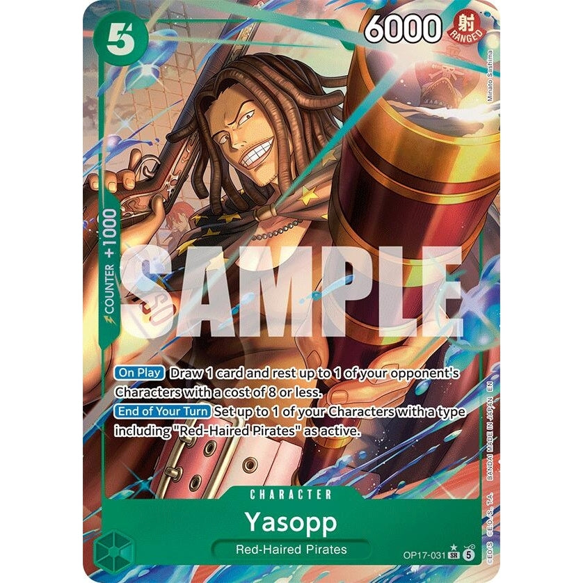 Yasopp (Alternate Art) (OP17-031) (The World's Strongest Warriors) (OP17) - PokéBox Australia