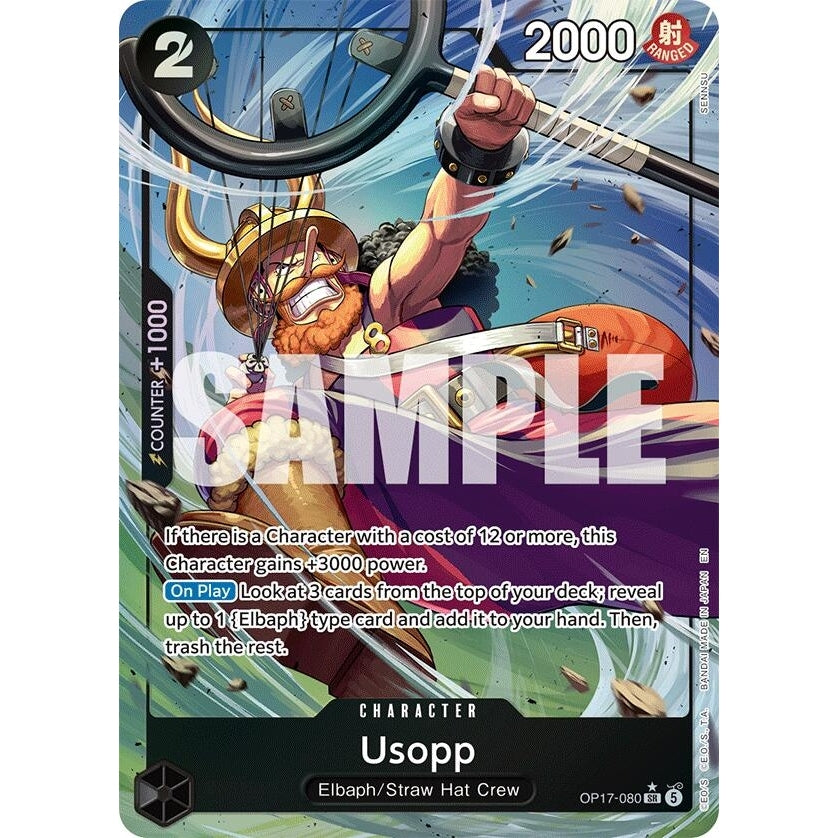 Usopp (Alternate Art) (OP17-080) (The World's Strongest Warriors) (OP17) - PokéBox Australia