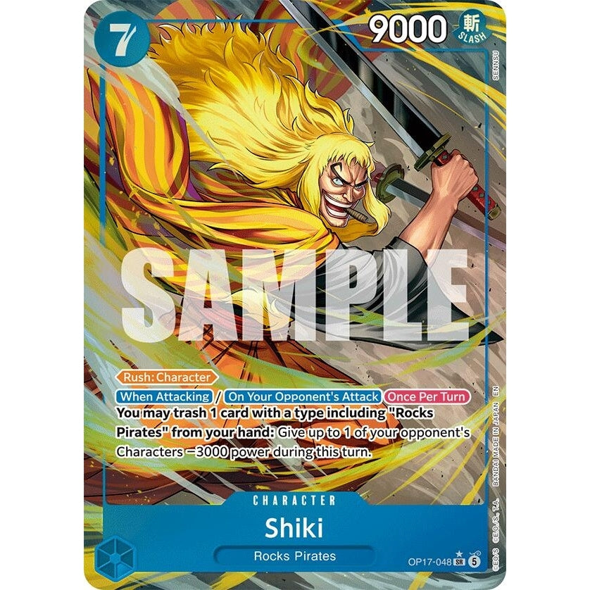 Shiki (048) (Alternate Art) (OP17-048) (The World's Strongest Warriors) (OP17) - PokéBox Australia