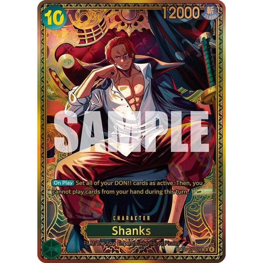 Shanks (OP13-028) (SP) (OP13-028) (The World's Strongest Warriors) (OP17) - PokéBox Australia