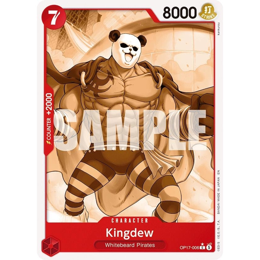 Kingdew (Pandaman Art) (OP17-006) (The World's Strongest Warriors) (OP17) - PokéBox Australia