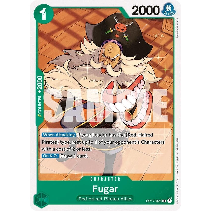 Fugar (OP17-026) (The World's Strongest Warriors) (OP17) - PokéBox Australia