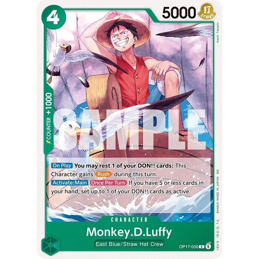 Monkey.D.Luffy (030) (OP17-030) (The World's Strongest Warriors) (OP17) - PokéBox Australia