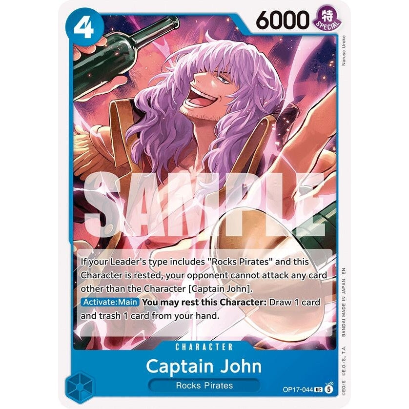 Captain John (OP17-044) (The World's Strongest Warriors) (OP17) - PokéBox Australia