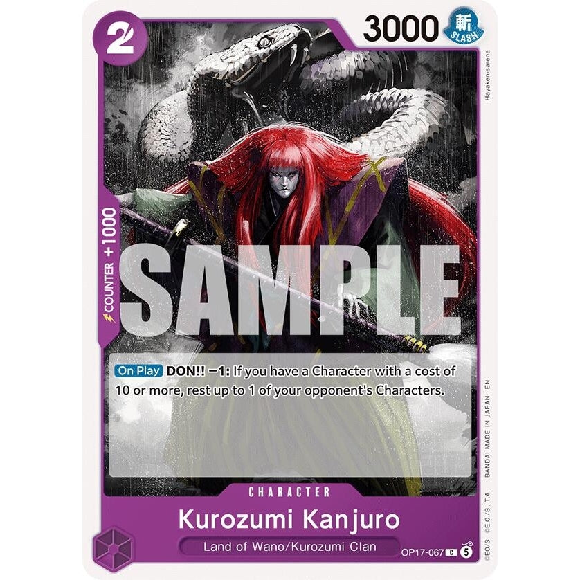 Kurozumi Kanjuro (OP17-067) (The World's Strongest Warriors) (OP17) - PokéBox Australia
