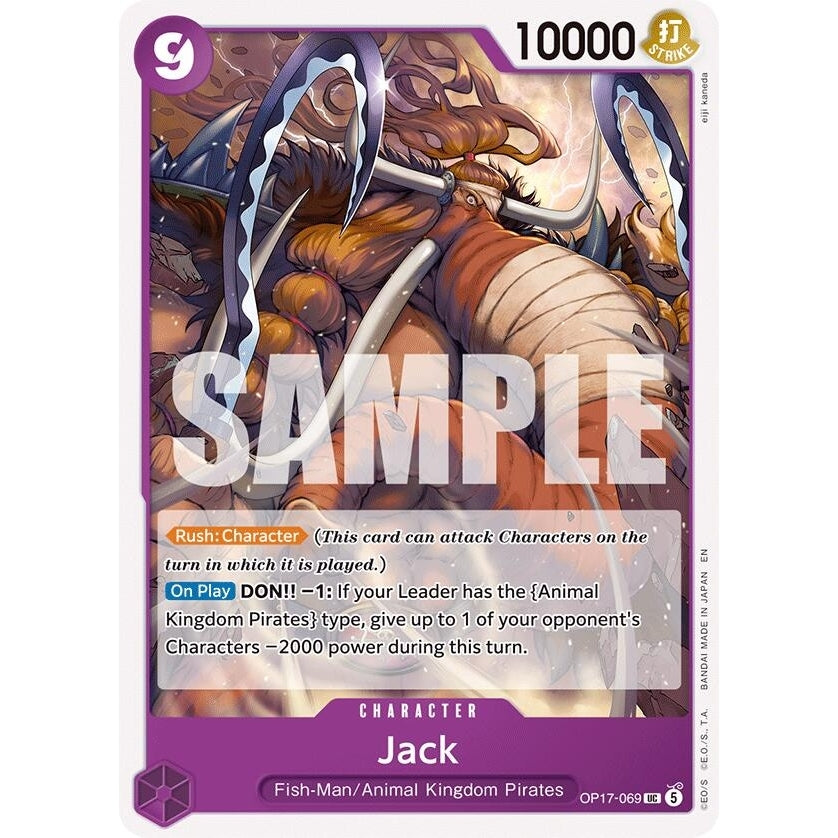 Jack (OP17-069) (The World's Strongest Warriors) (OP17) - PokéBox Australia