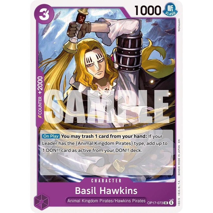 Basil Hawkins (OP17-073) (The World's Strongest Warriors) (OP17) - PokéBox Australia