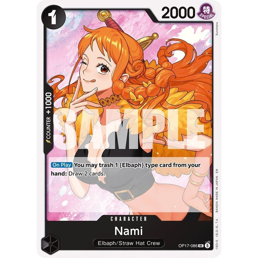 Nami (086) (OP17-086) (The World's Strongest Warriors) (OP17) - PokéBox Australia