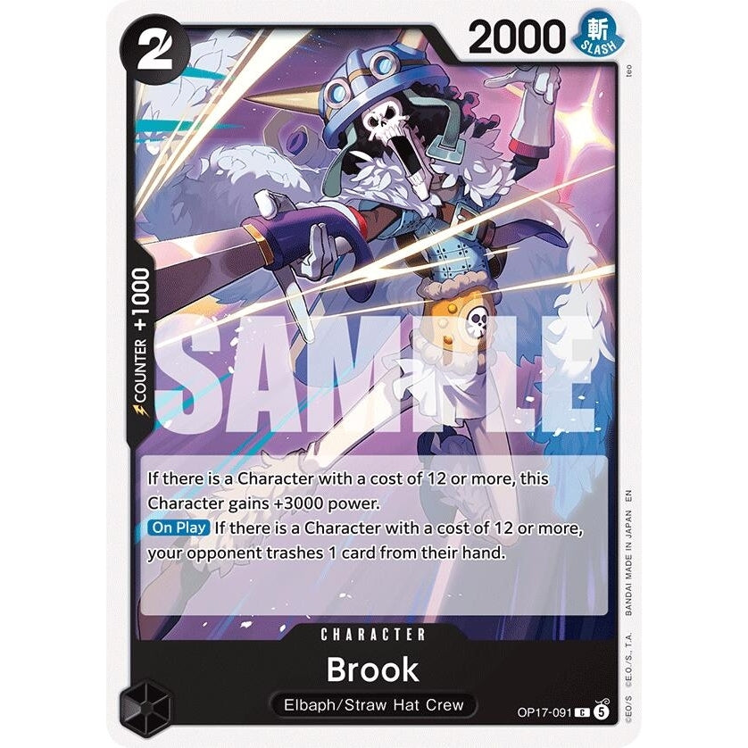 Brook (OP17-091) (The World's Strongest Warriors) (OP17) - PokéBox Australia