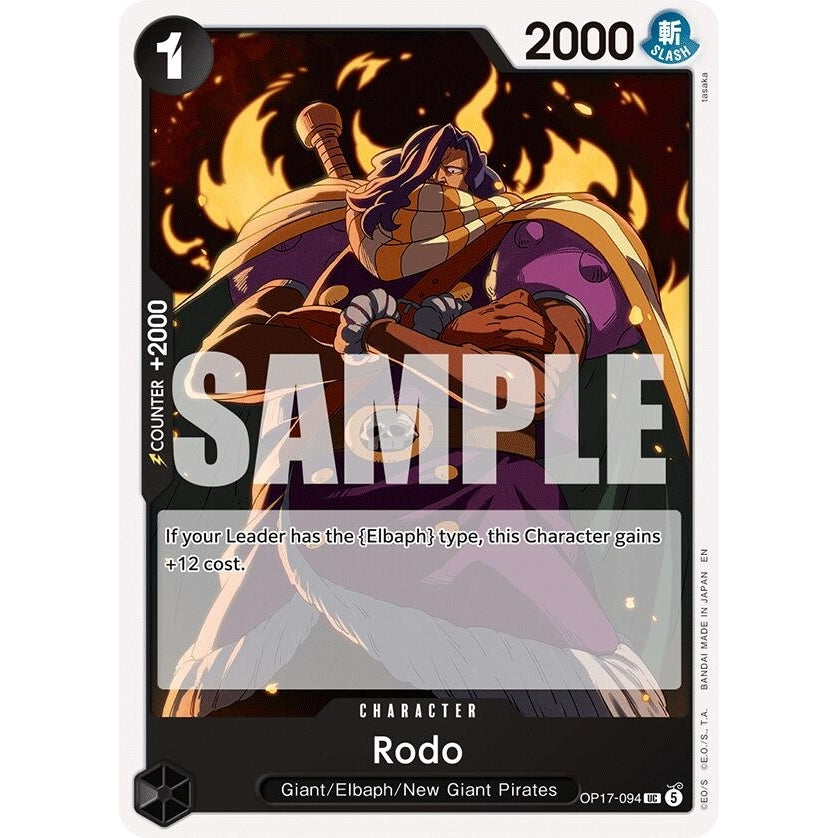 Rodo (OP17-094) (The World's Strongest Warriors) (OP17) - PokéBox Australia