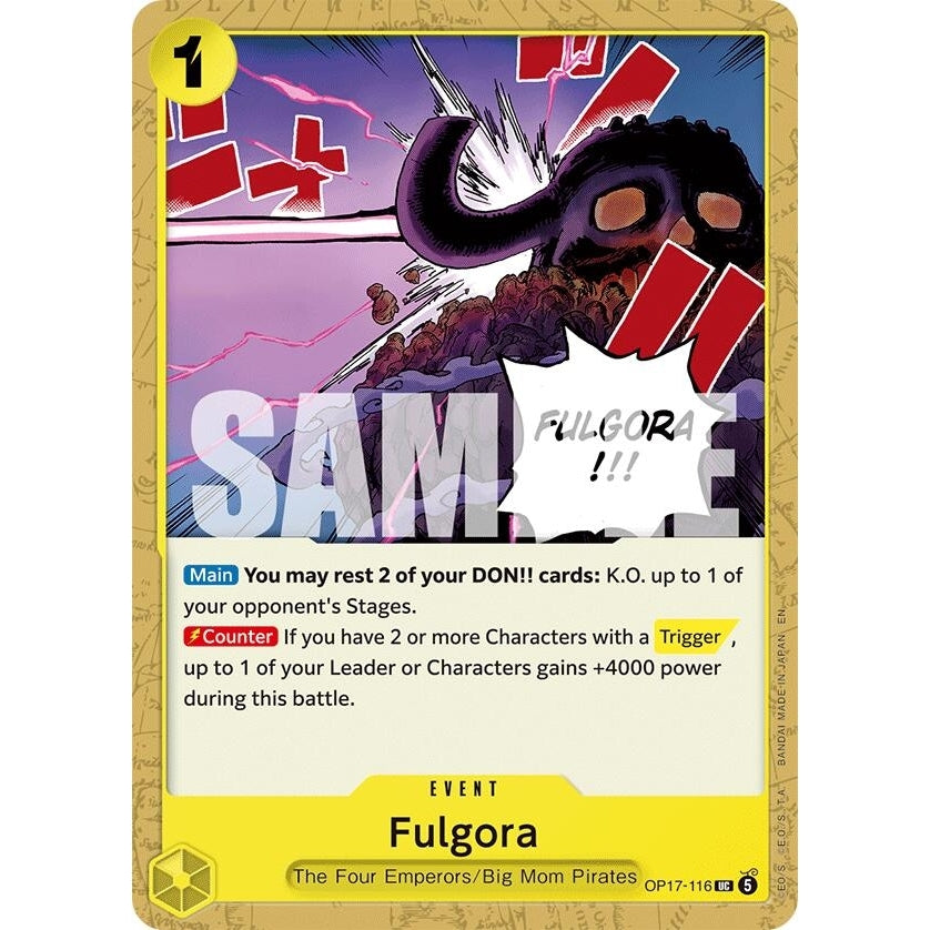 Fulgora (OP17-116) (The World's Strongest Warriors) (OP17) - PokéBox Australia