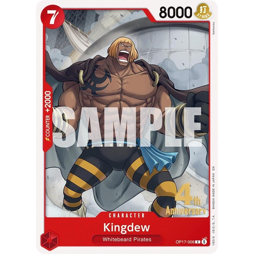 Kingdew (OP17-006) (The World's Strongest Warriors Release Event Cards) - PokéBox Australia