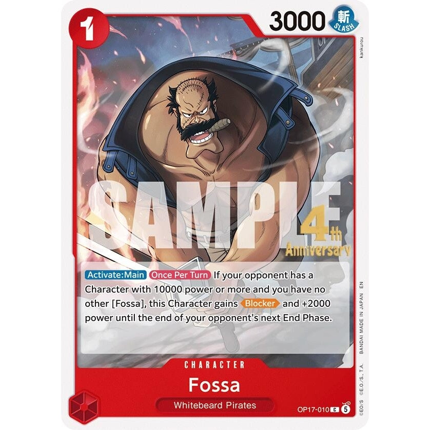 Fossa (OP17-010) (The World's Strongest Warriors Release Event Cards) - PokéBox Australia