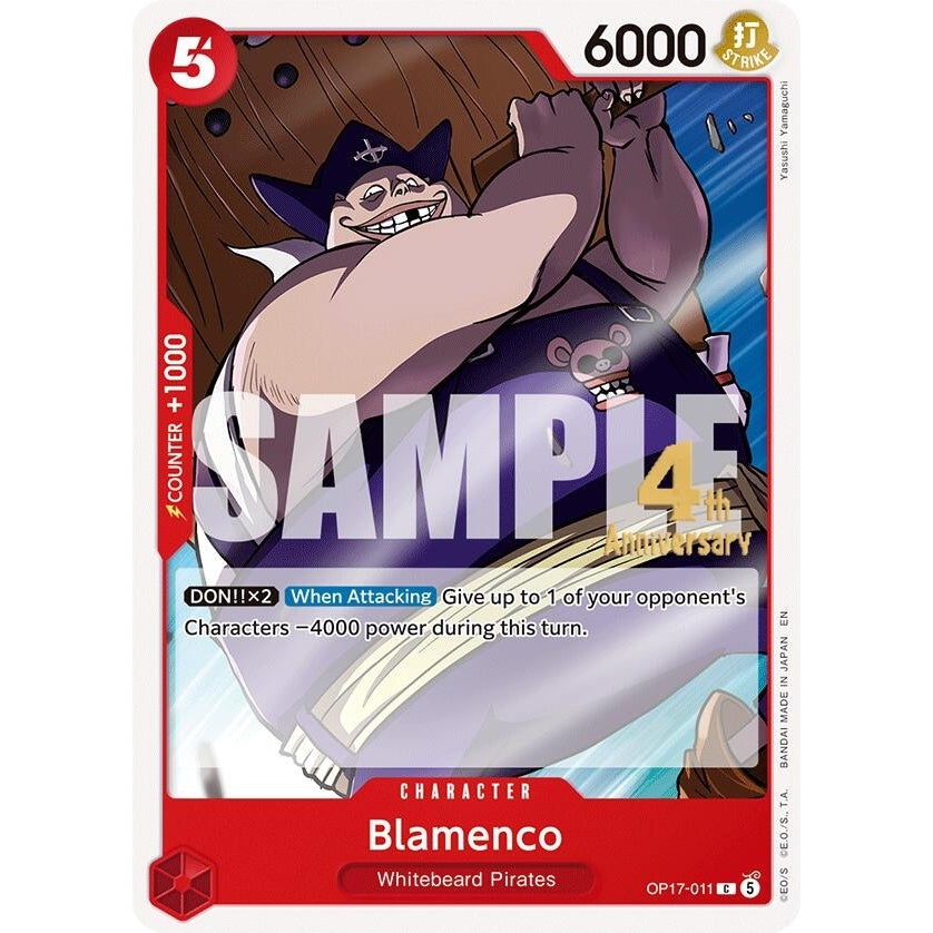 Blamenco (OP17-011) (The World's Strongest Warriors Release Event Cards) - PokéBox Australia