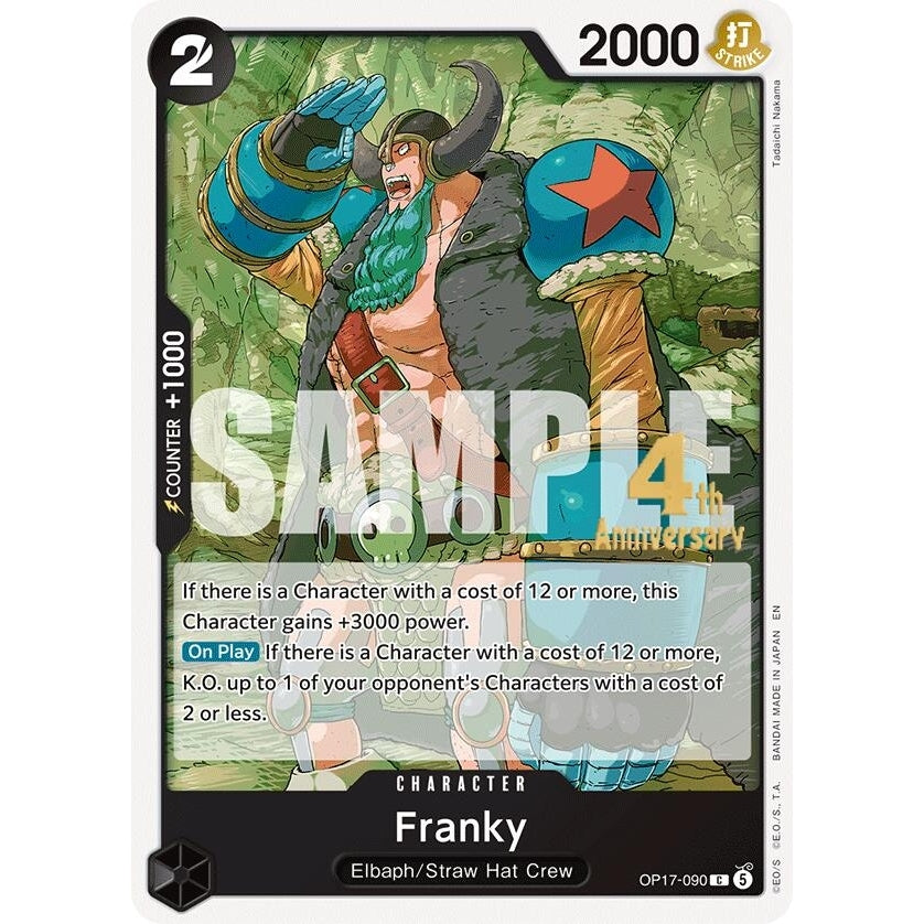 Franky (OP17-090) (The World's Strongest Warriors Release Event Cards) - PokéBox Australia