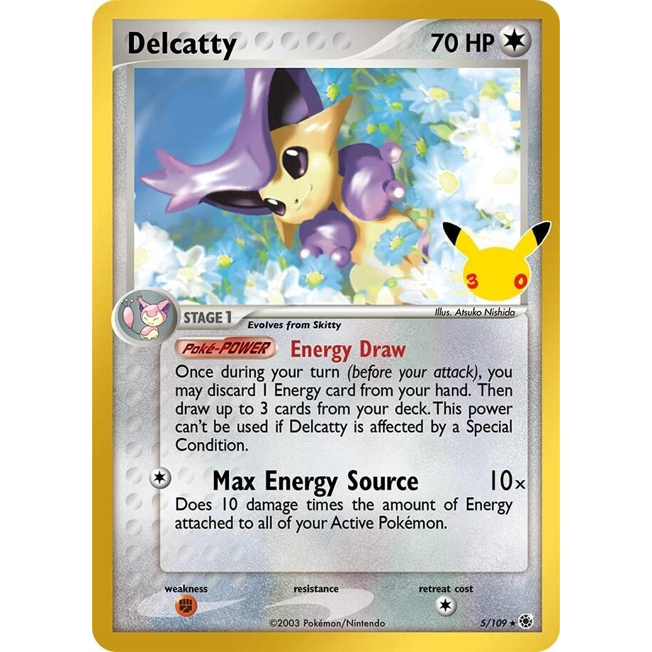 Image for Delcatty (5/109) (ME: 30th Celebration Classic Collection) (30C) - Pokemon