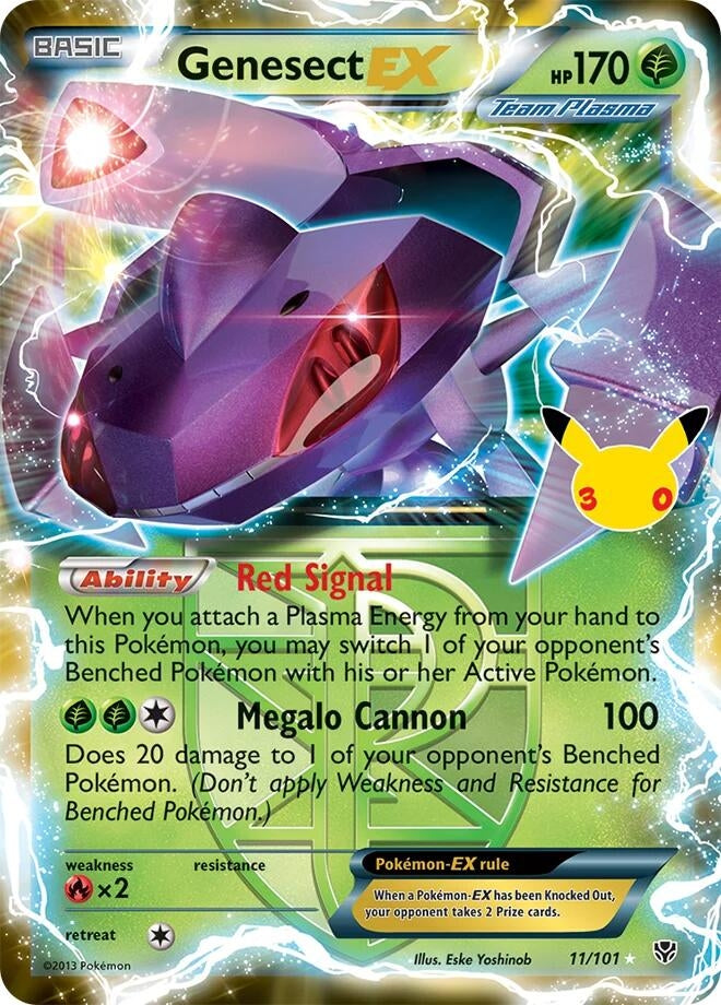 Image for Genesect EX (Team Plasma) (11/101) (ME: 30th Celebration Classic Collection) (30C) - Pokemon