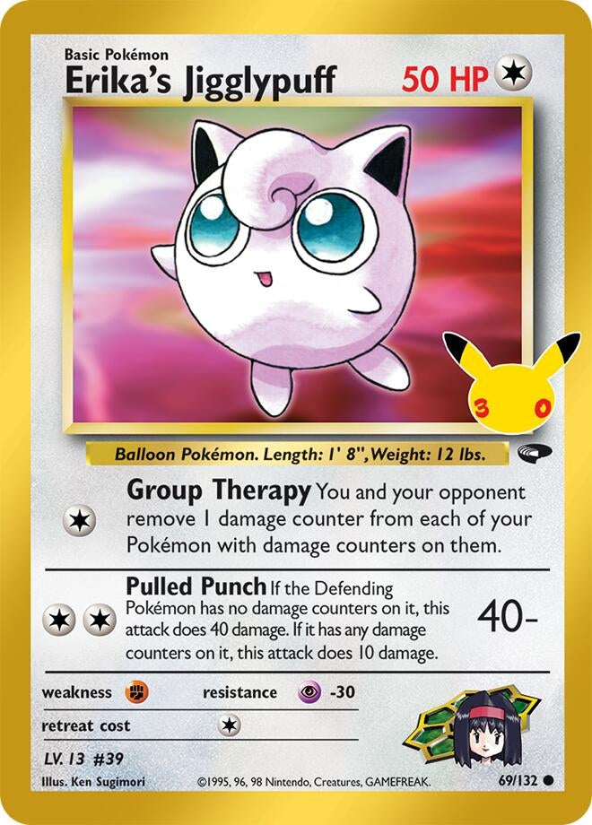 Image for Erika's Jigglypuff (69/132) (ME: 30th Celebration Classic Collection) (30C) - Pokemon