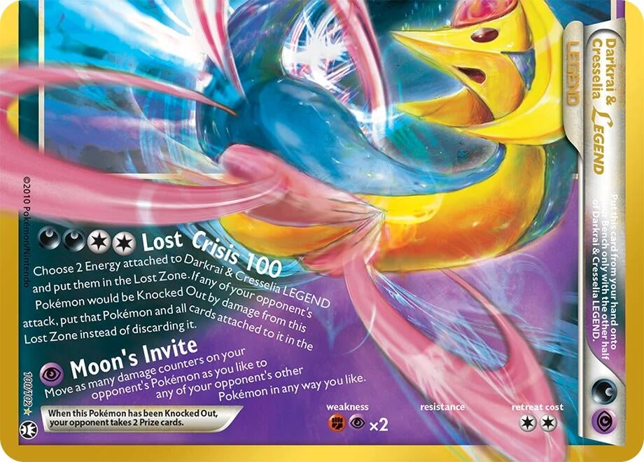 Image for Darkrai & Cresselia Legend (Bottom) (100/102) (ME: 30th Celebration Classic Collection) (30C) - Pokemon
