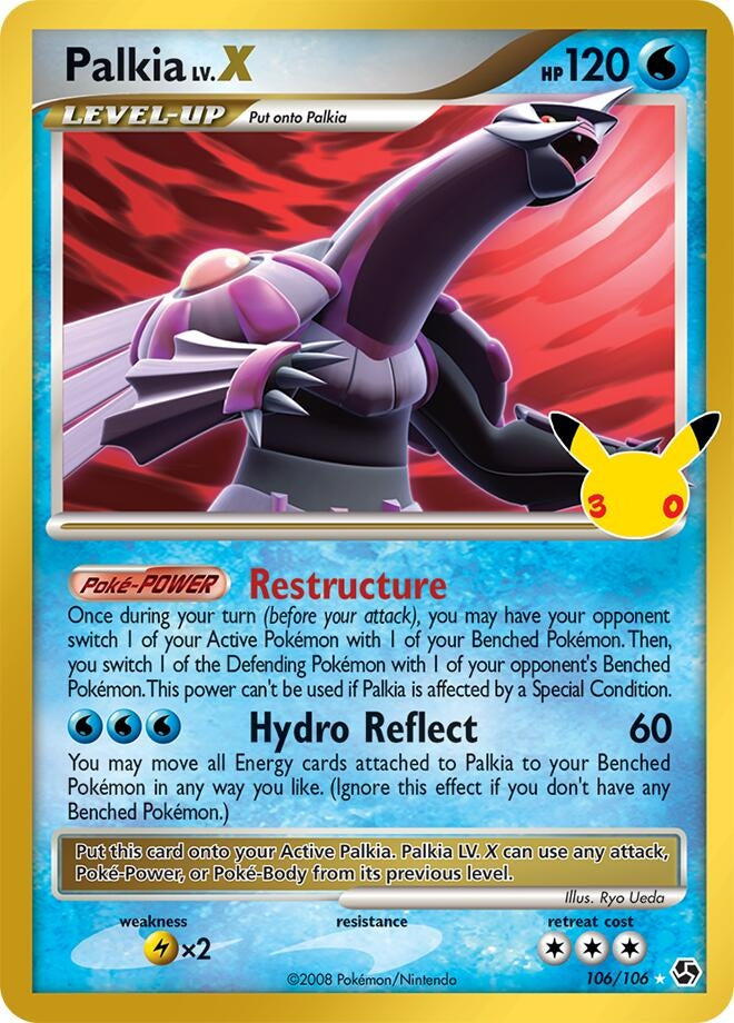 Image for Palkia LV.X (106/106) (ME: 30th Celebration Classic Collection) (30C) - Pokemon