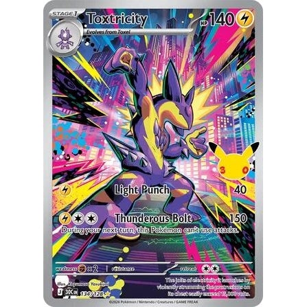 Image for Toxtricity (134/128) (ME: 30th Celebration) (30C) - Pokemon