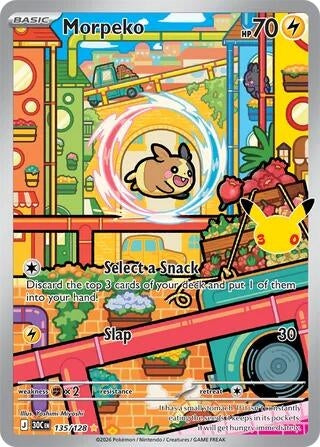 Image for Morpeko (135/128) (ME: 30th Celebration) (30C) - Pokemon