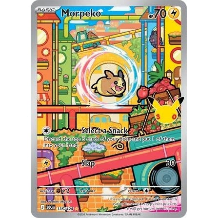 Image for Morpeko (135/128) (ME: 30th Celebration) (30C) - Pokemon