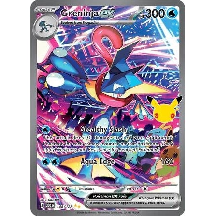 Image for Greninja ex (148/128) (ME: 30th Celebration) (30C) - Pokemon