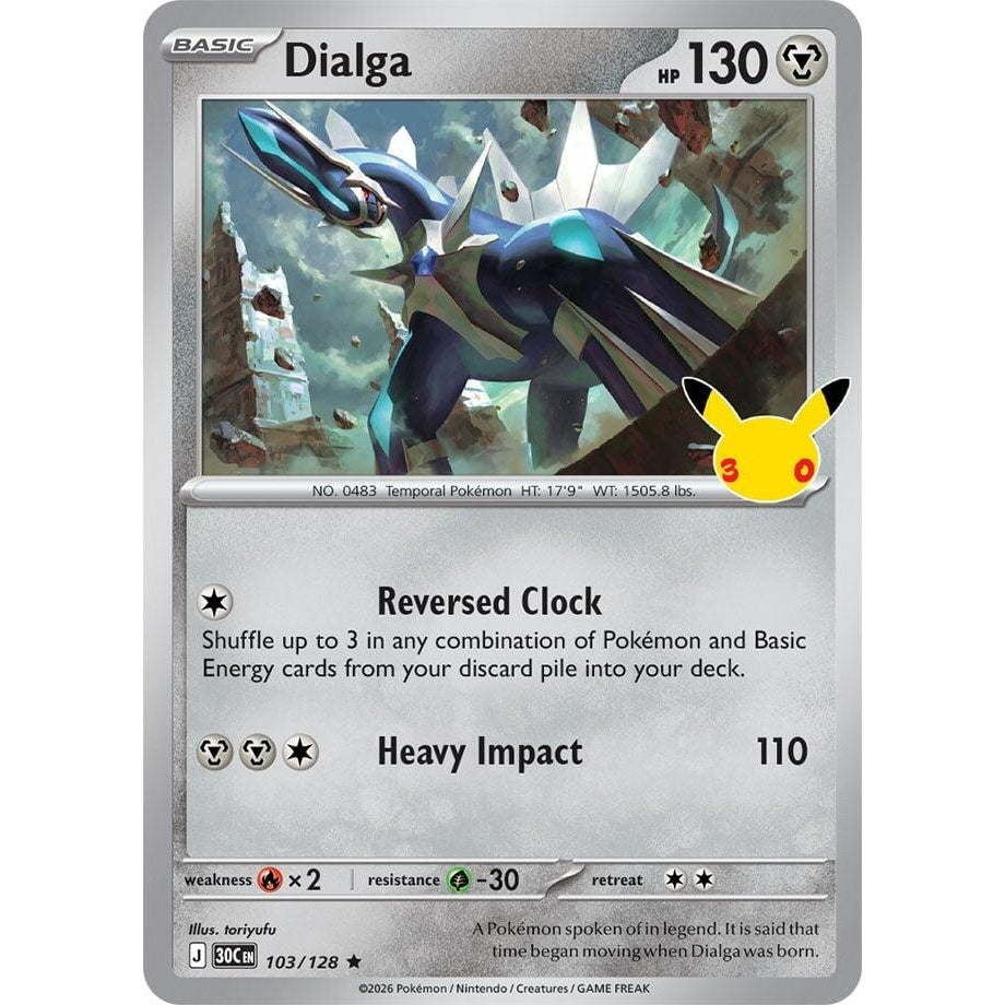 Image for Dialga (103/128) (ME: 30th Celebration) (30C) - Pokemon