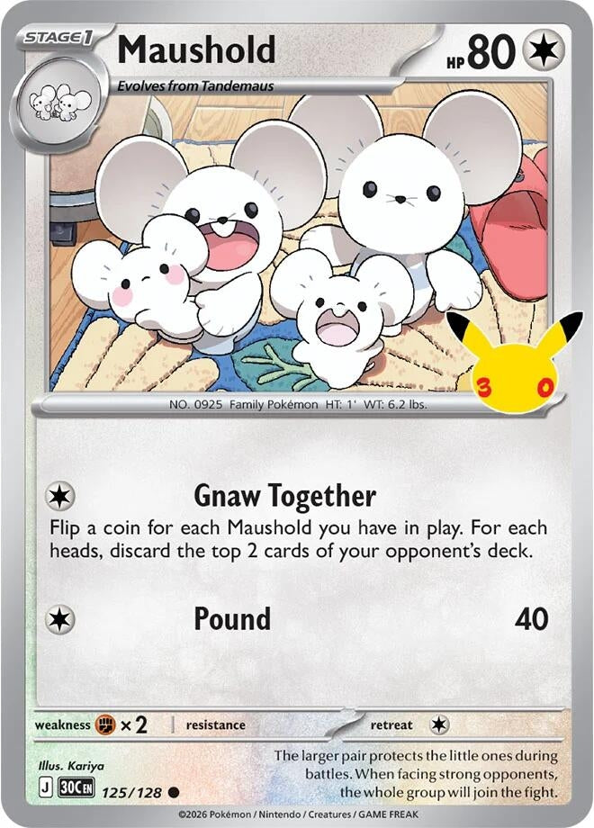 Image for Maushold (125/128) (ME: 30th Celebration) (30C) - Pokemon