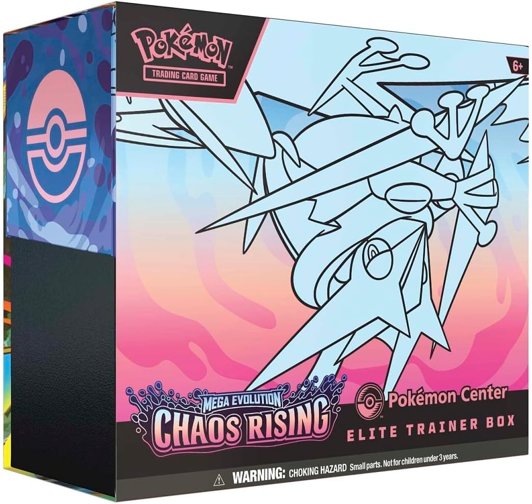 Pokemon TCG: Mega Evolution ME04 - Chaos Rising Pokemon Center Exclusive Elite Trainer Box (ETB) - PokéBox Australia