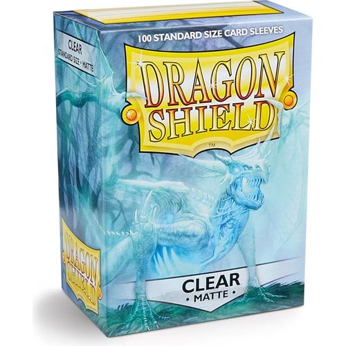 Dragon Shield - Standard Clear Matte Sleeves 100 pack - PokéBox Australia