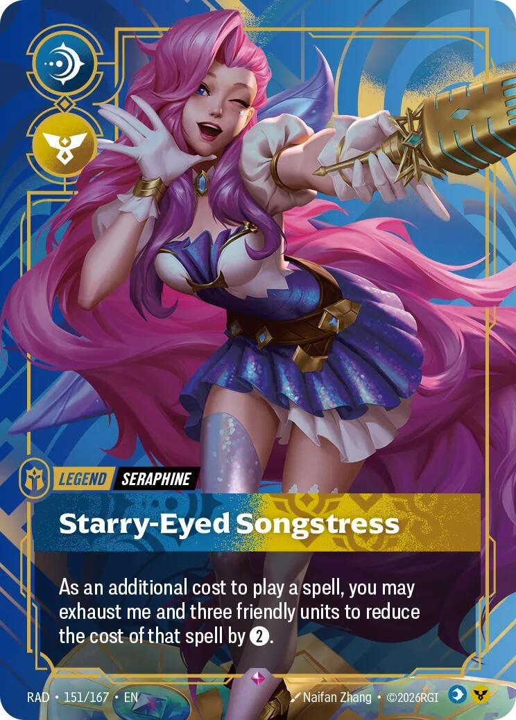 Seraphine, Starry-Eyed Songstress (151/167) (Radiance)