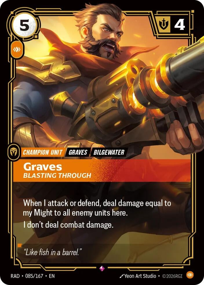 Graves, Blasting Through (085/167) (Radiance)